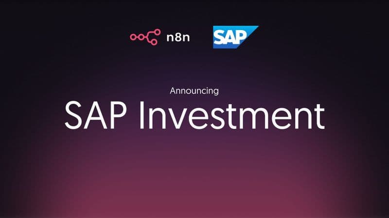 Announcing SAP’s strategic investment in n8n — image 2